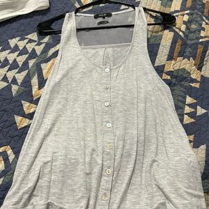 Miss Me button tank top